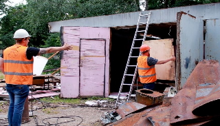 Демонтаж гаражей в Ангарске, цена от 1801 руб. – услуги под ключ от 2Землекопа-Нгр